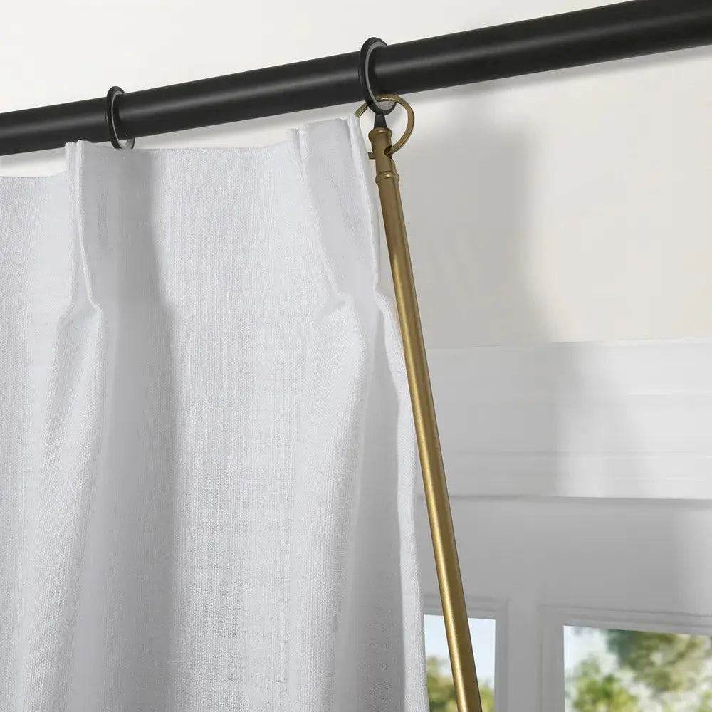 Jaylon Drapery Pull Wand - Adjustable Curtain Rod Hook for Easy Window Treatment - Perfect for Living Room, Bedroom, and Office Decor