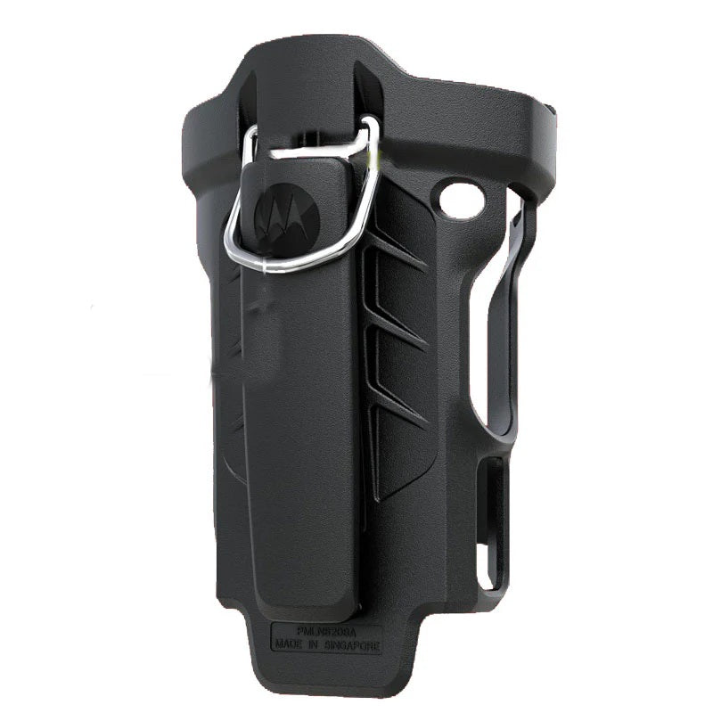 Motorola PMLN8208 Plastic Carry Holster - Secure Belt Clip for Two-Way Radios - Ideal for Construction, Security & Outdoor Activities