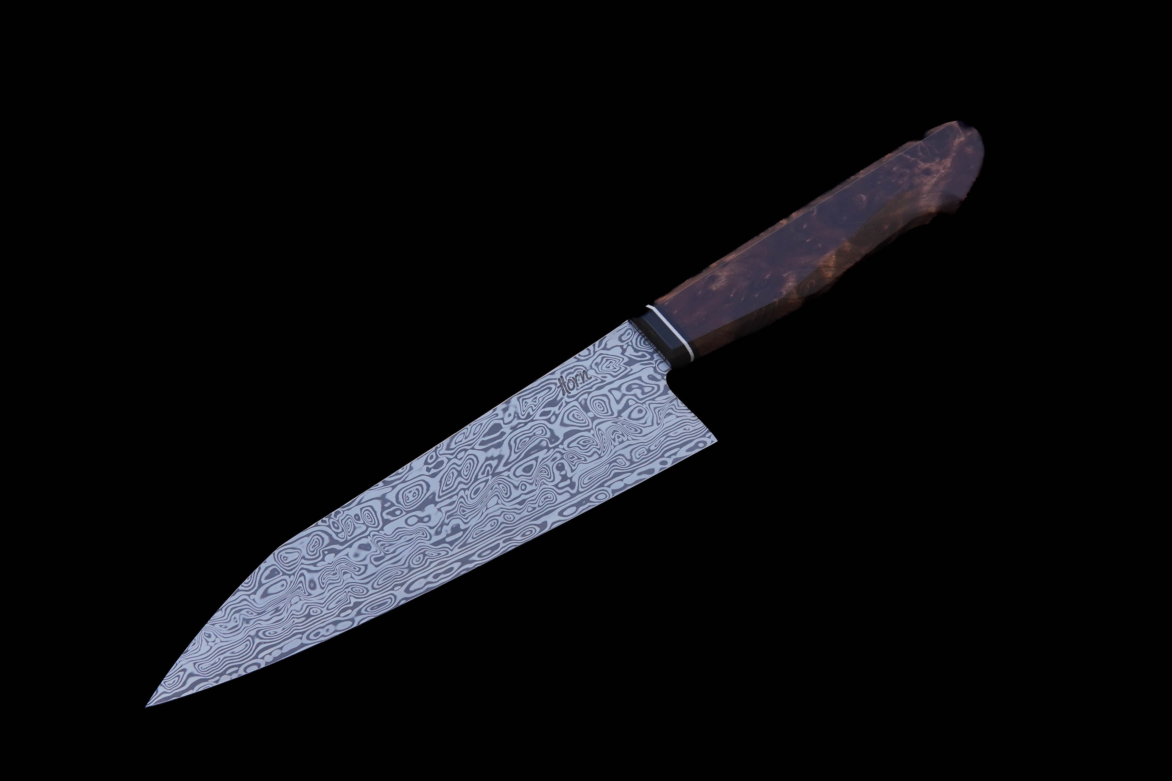 Premium 180mm Gyuto Chef Knife - Handcrafted Damasteel Blade for Professional Chefs & Home Cooking - Perfect for Slicing, Dicing & Precision Cutting