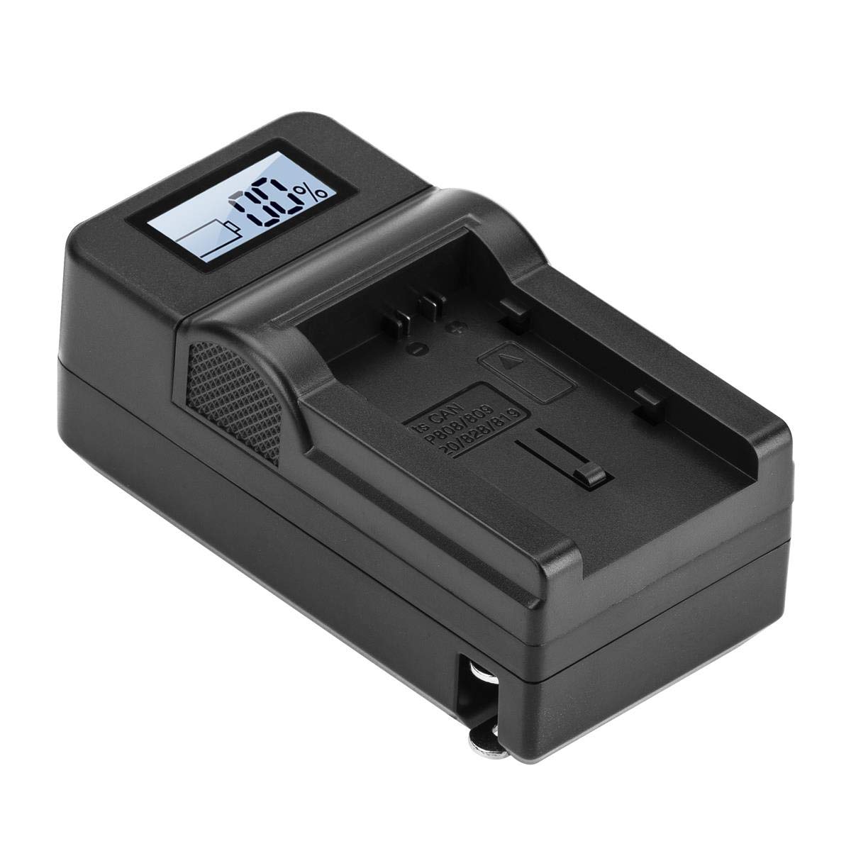 Compact Smart LCD Charger for Canon BP-800 Series Batteries - Fast Charging with Digital Display | Perfect for Travel & Professional Photography