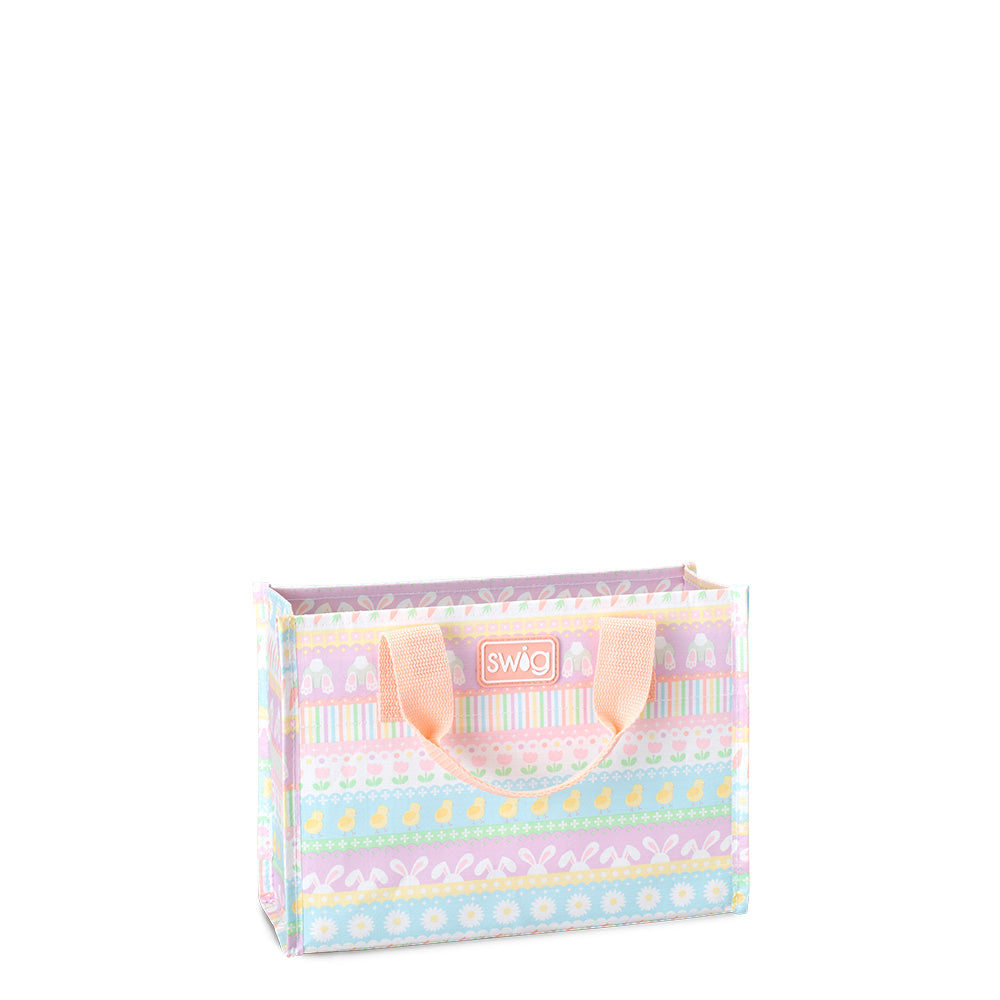 Eco-Friendly Bunny Trail Reusable Shopping Bag - Small Foldable Grocery Tote for Groceries, Picnics & Beach Trips