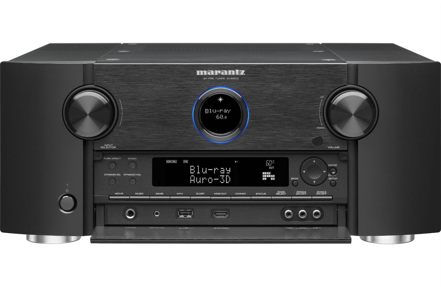 Marantz AV8805A 13.2 Channel 8K UHD AV Surround Sound Pre-Amplifier - Premium Home Theater Audio System for Movie Nights & Music Listening