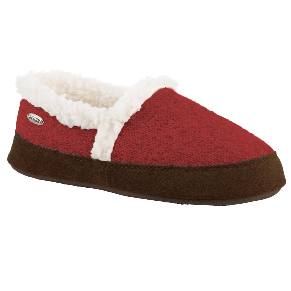 Women's Acorn® Moc Ragg Slippers with Cloud Cushion® Comfort - Cozy Indoor/Outdoor House Shoes for Winter, Home & Travel
