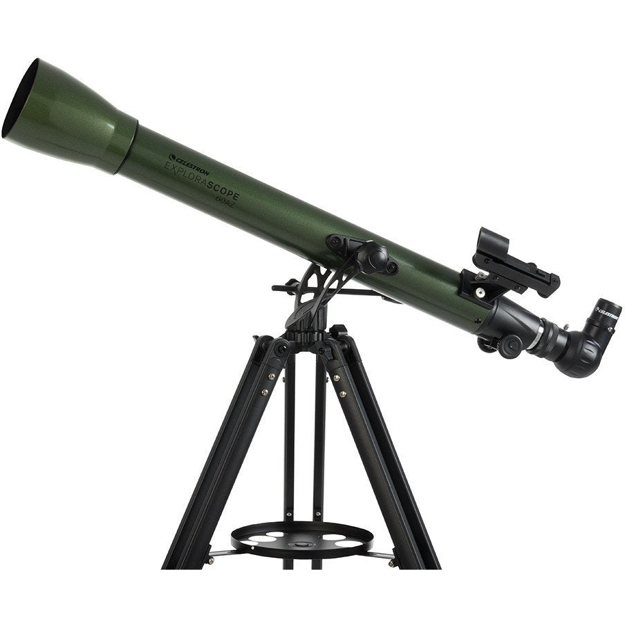 ExploraScope 60AZ Refractor Telescope for Adults & Beginners - Portable Astronomy Telescope with Tripod & Accessories for Stargazing, Bird Watching, and Outdoor Adventures