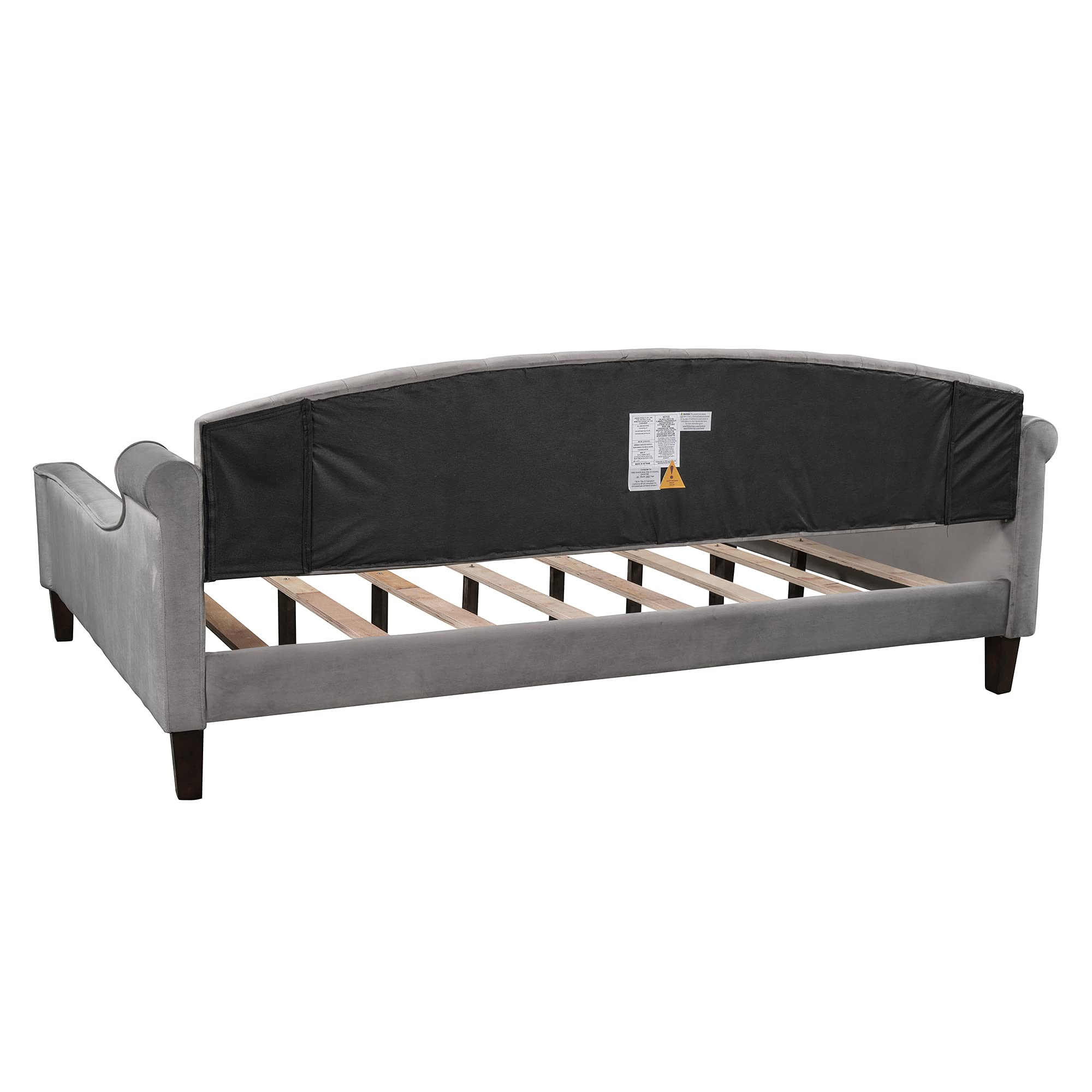 Luxury Full Size Tufted Upholstered Daybed with Wood Slat Support - Sofa Bed for Living Room, Guest Room & Small Spaces - Danxee Comfortable Modern Sleeper Furniture