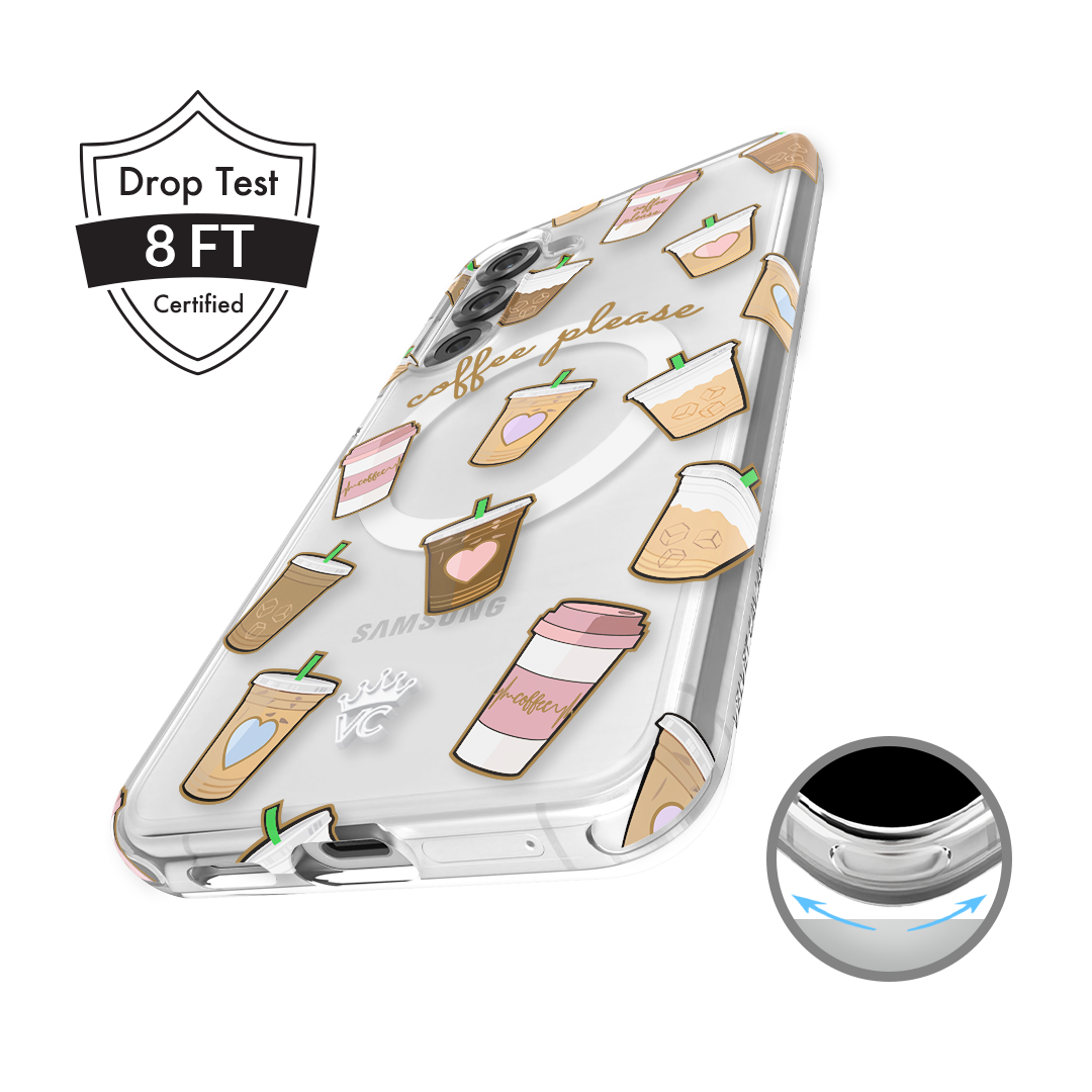 Premium Clear Samsung Galaxy Phone Case - Shatterproof & Scratch-Resistant Protective Cover for Everyday Use at Home, Work & Travel
