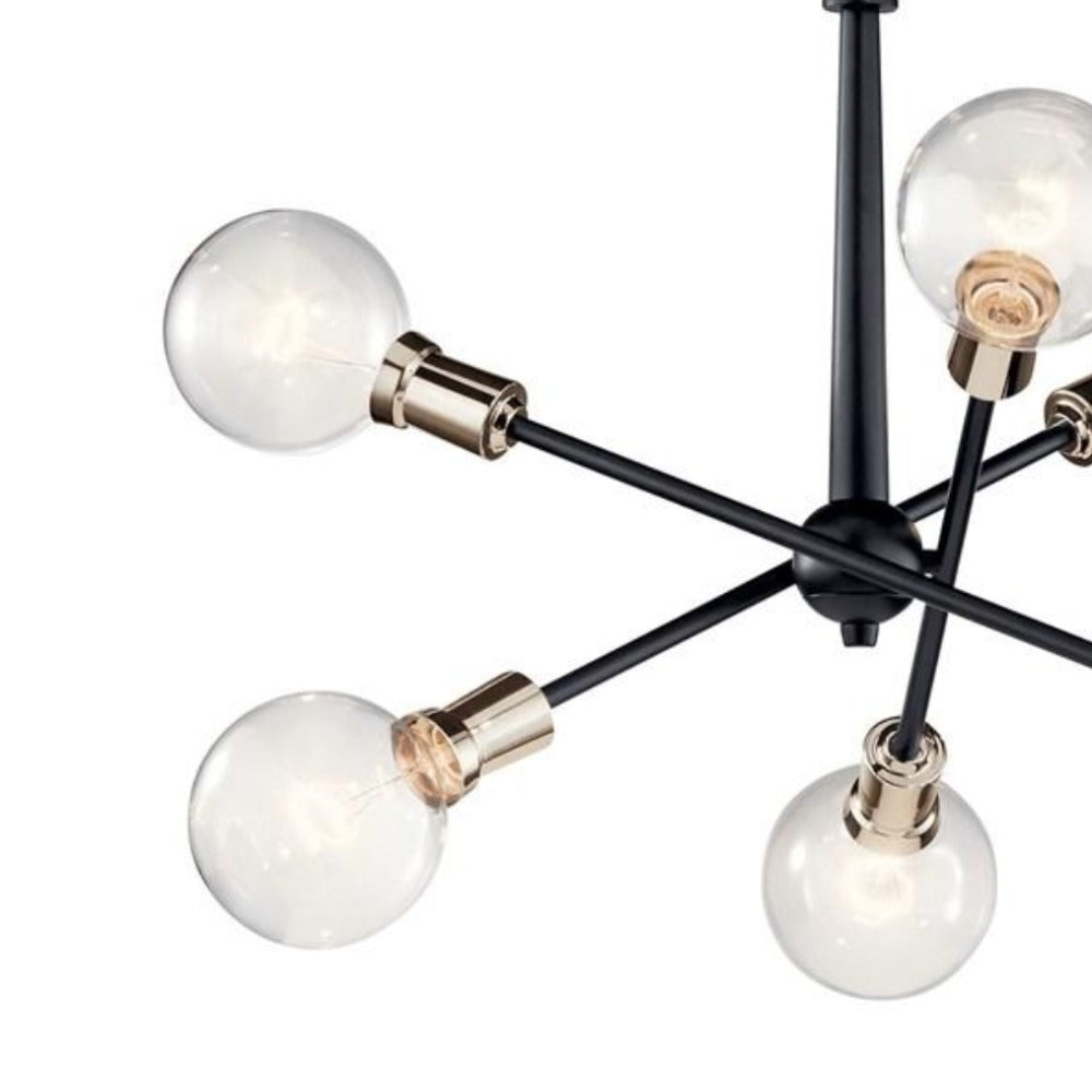 Callaway Sputnik Chandelier - Modern 8-Light Crystal Ceiling Fixture for Dining Room & Living Room Lighting