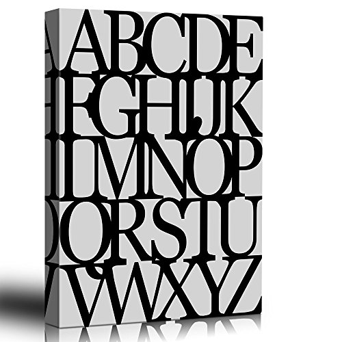 07. Gray and Black Alphabet