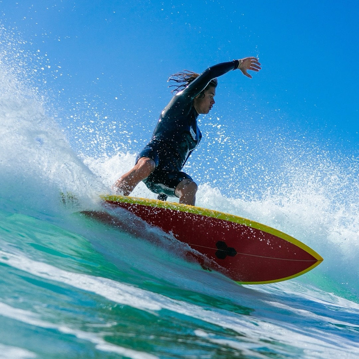 Channel Islands Febs Fish 6'3 Spine Tek EPS Medium Futures Surfboard - High Performance Fish Surfboard for Small to Medium Waves - Perfect for Beach Breaks, Point Breaks and Everyday Surfing