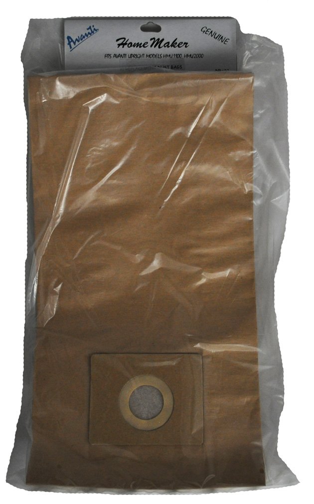 Avanti Home Maker Upright Vacuum Cleaner Bags - 10 Pack | Compatible with Most Upright Vacuums | Ideal for Dust, Pet Hair & Allergen Removal in Homes & Offices