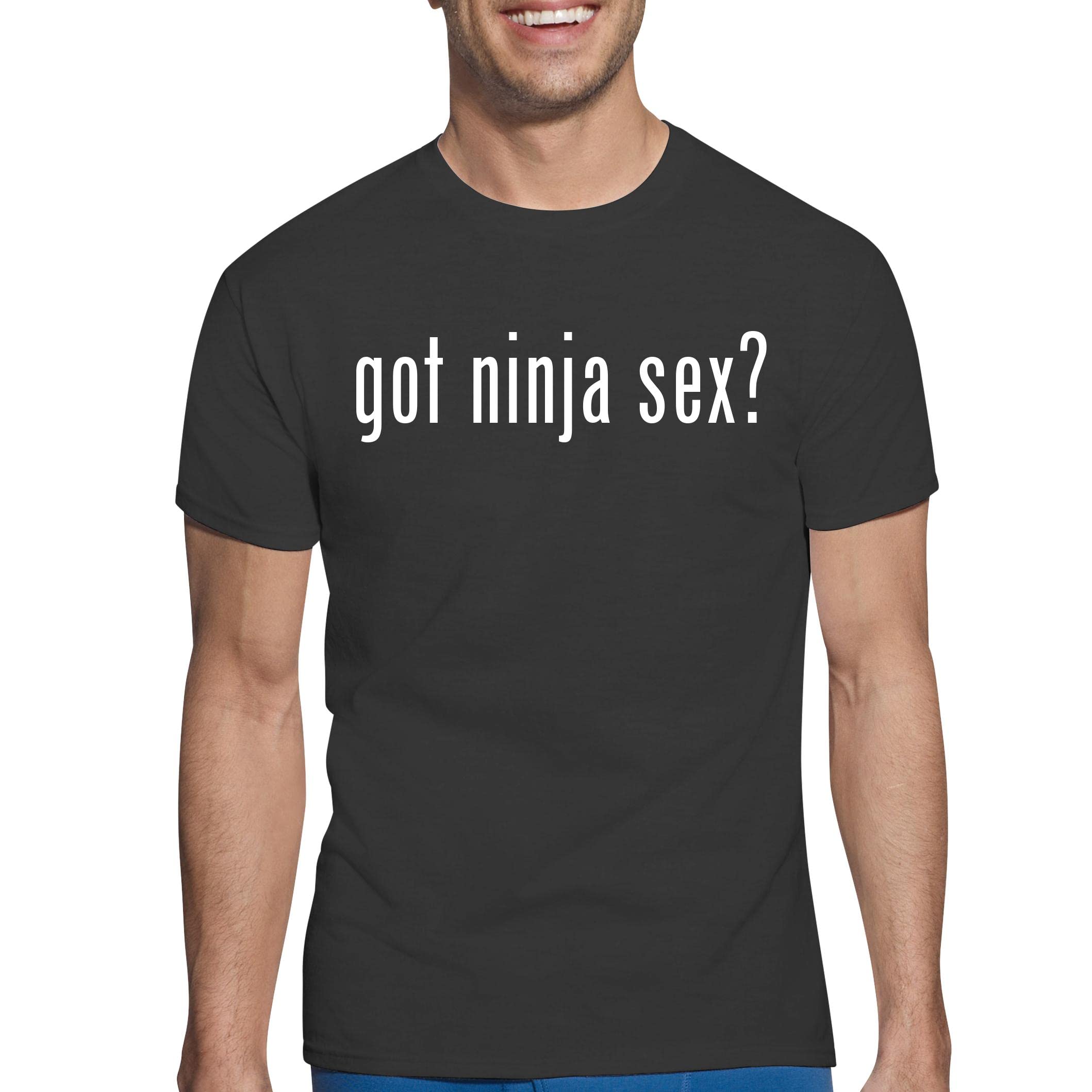 Ninja Sex? Funny Soft Men's T-Shirt - Comfortable Cotton Tee for Casual Wear, Gifts & Humor Lovers