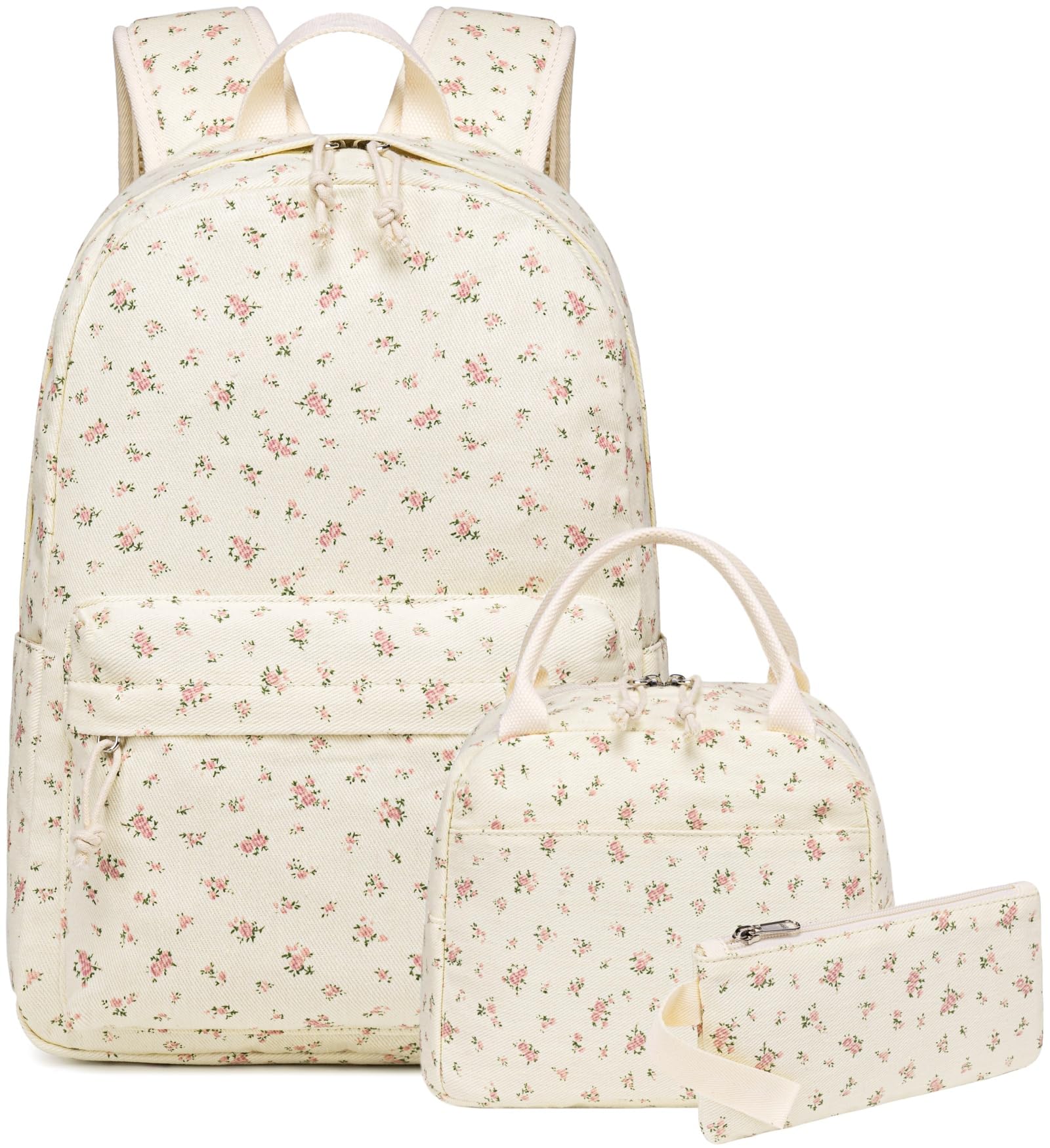 CAMTOP Girls Backpack with Lunch Box Set - Durable School Bookbag for Kids, Lightweight & Water-Resistant - Perfect for School, Travel, and Outdoor Adventures