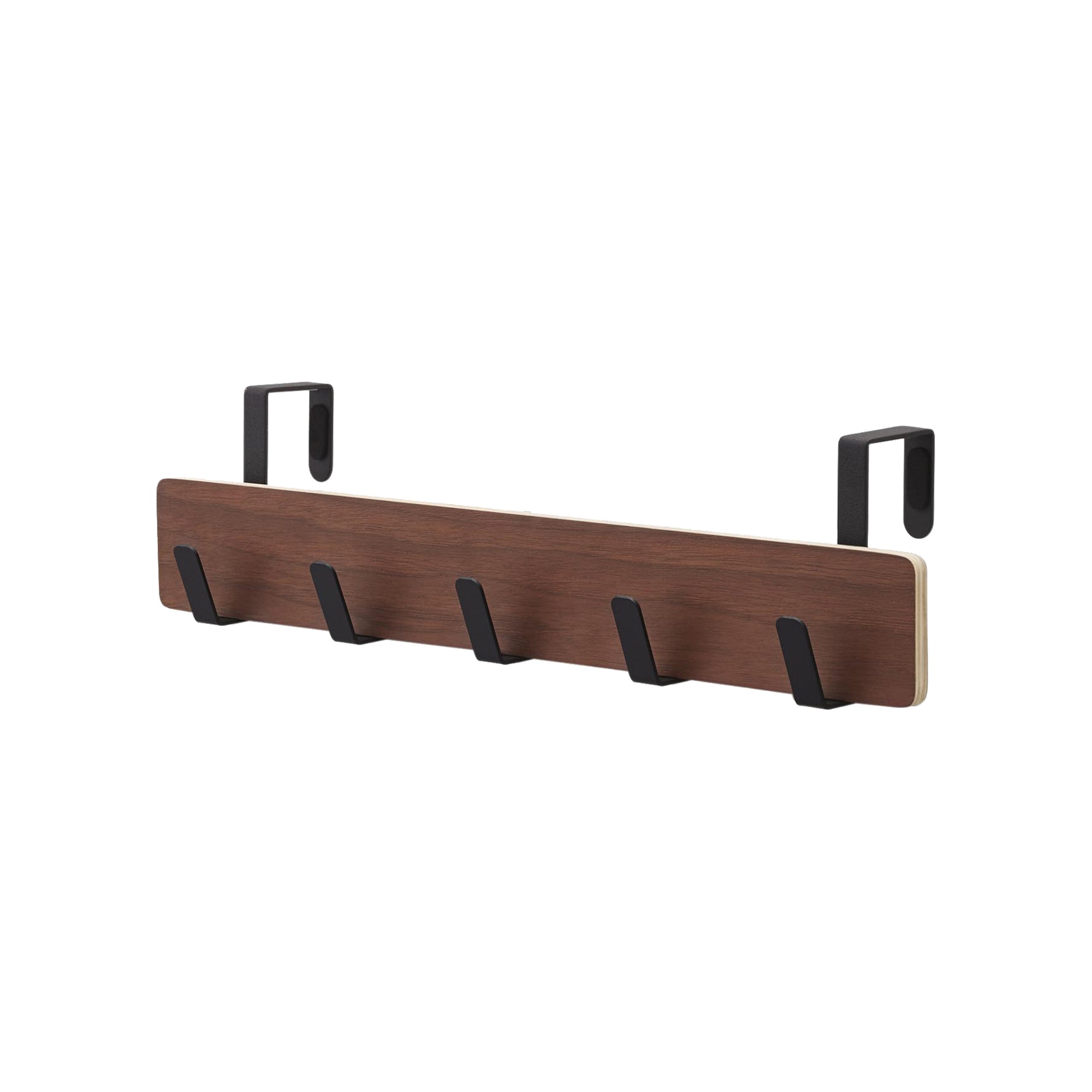 Over the Door Rack - Wooden Hanging Organizer for Closet, Bathroom & Bedroom Storage - Space Saving Solution for Towels, Hats & Accessories