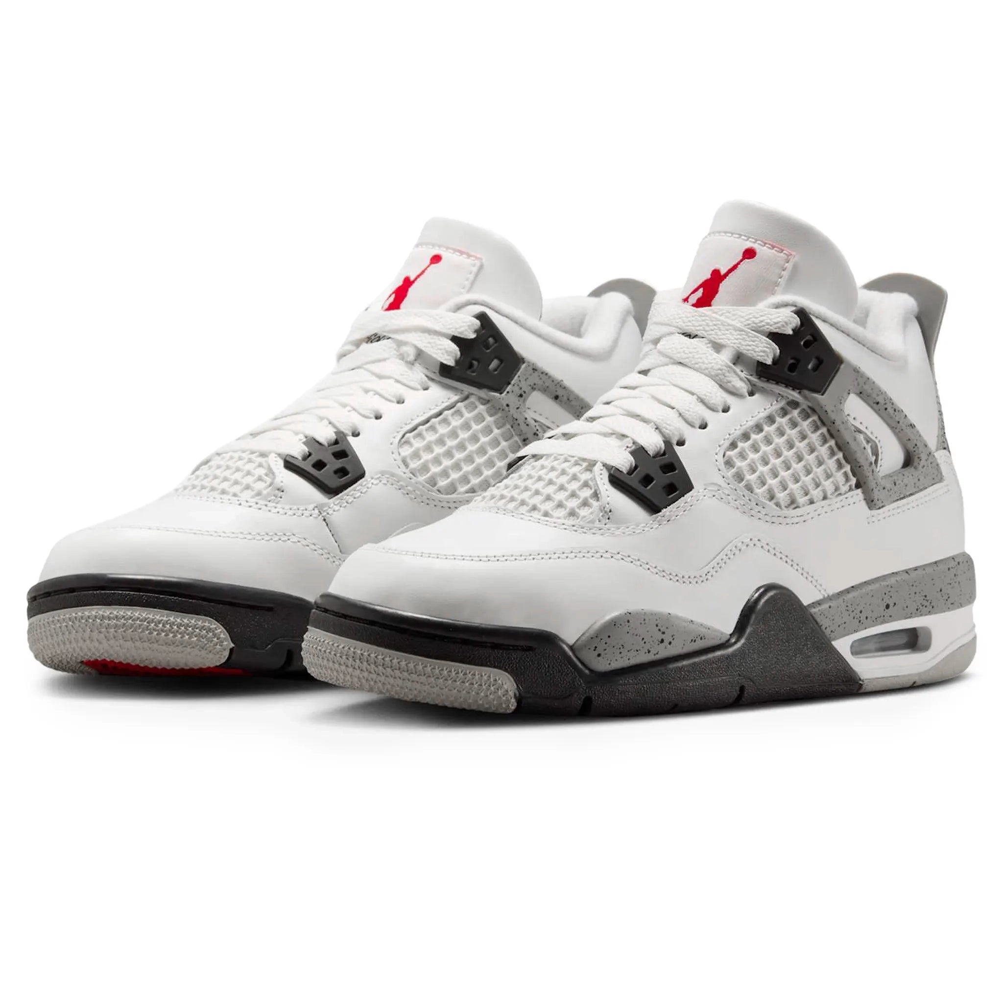 Air Jordan 4 Retro OG White Cement (2025) GS - Classic Basketball Sneakers for Men & Women - Perfect for Streetwear, Sports & Sneaker Collection