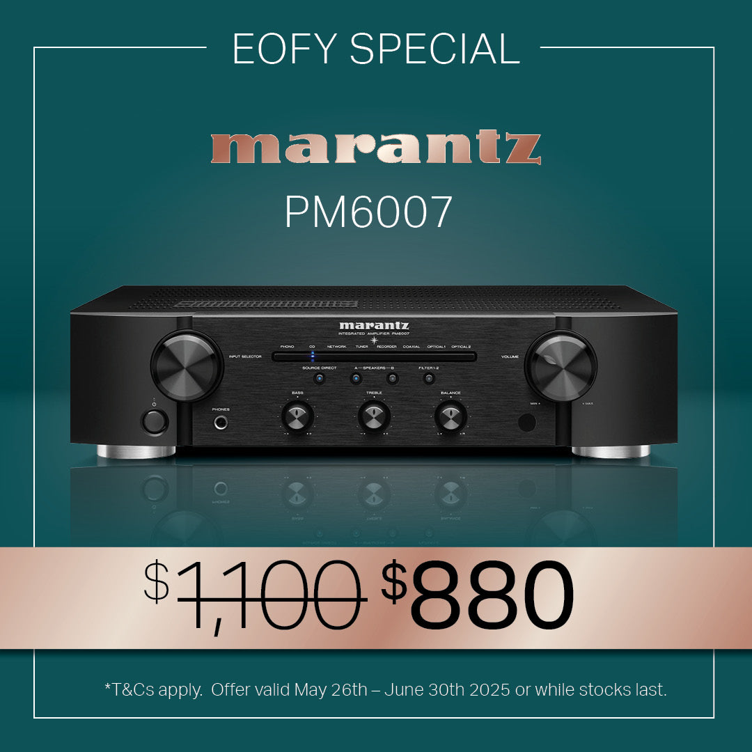 Marantz PM6007 High-Fidelity Stereo Integrated Amplifier - Premium Audio for Home Theater & Music Listening