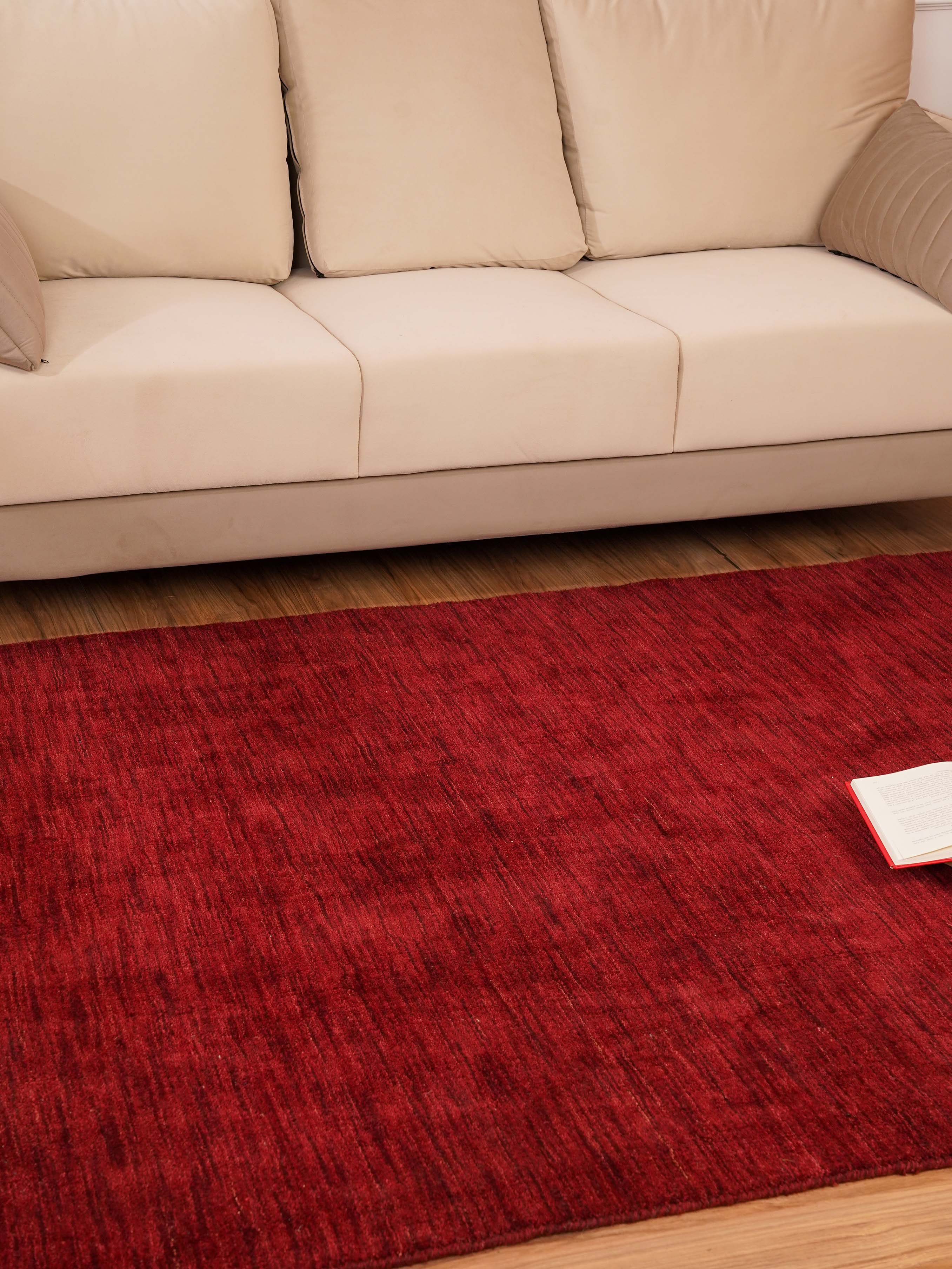 Silken Premium Hand Knotted Wool Rug - Luxurious Soft Persian Style Area Carpet for Living Room, Bedroom & Home Decor
