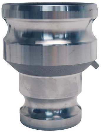 2x3 Inch Spool Adapter - 125 PSI Male Threaded Connector for Hydraulic Systems, Irrigation & Industrial Applications