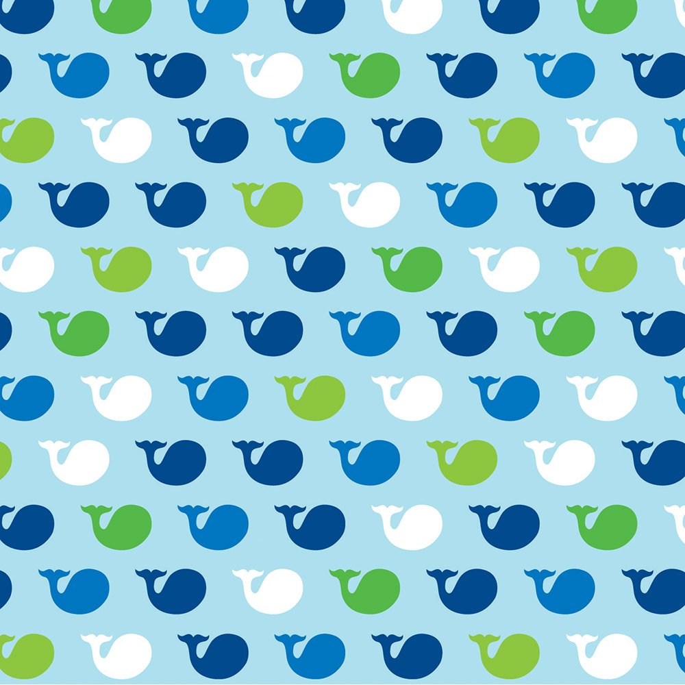 16-Count Preppy Ocean Themed Paper Beverage Napkins for Boys Birthday Party, Summer Beach Party, and Coastal Themed Events - Premium Quality, Disposable Drink Napkins