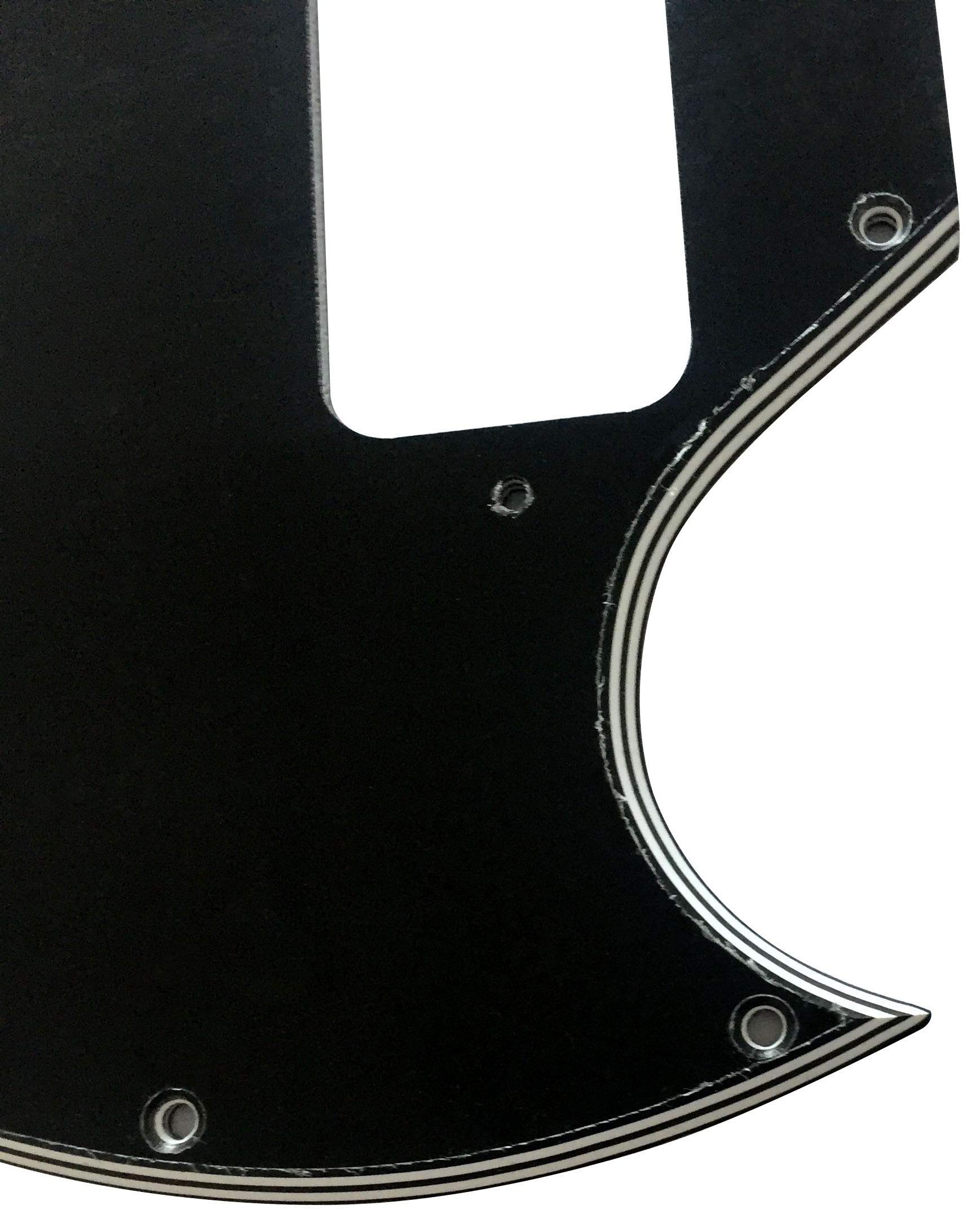 Gibson SG P90 Electric Guitar Pickguard - 5 Ply Black Full Face Style | Replacement & Upgrade for Enhanced Tone & Protection | Perfect for Rock, Blues & Live Performances