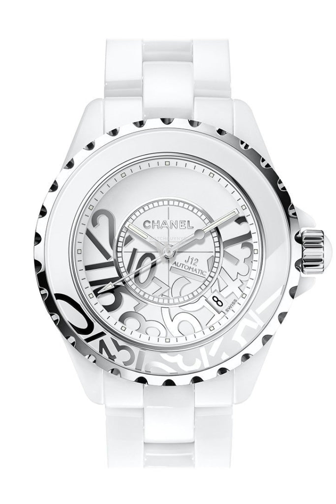 CHANEL J12 Graffiti Ladies Watch H5239 - Stylish Luxury Women's Wristwatch for Everyday Wear & Special Occasions