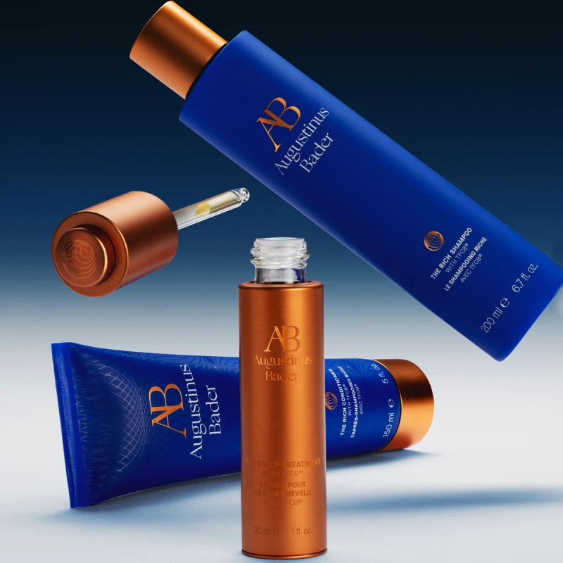 Augustinus Bader The Restorative Scalp & Hair Treatment System - Repair & Strengthen Damaged Hair for Healthy Scalp & Shiny Locks - Perfect for Daily Hair Care & Styling Protection