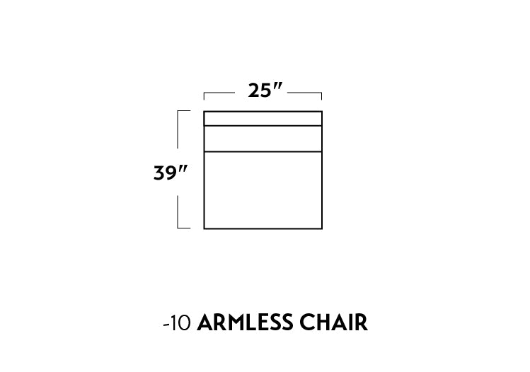 Premium Genuine Leather Armless Office Chair - Ergonomic Modern Executive Desk Chair for Home & Office Workspace