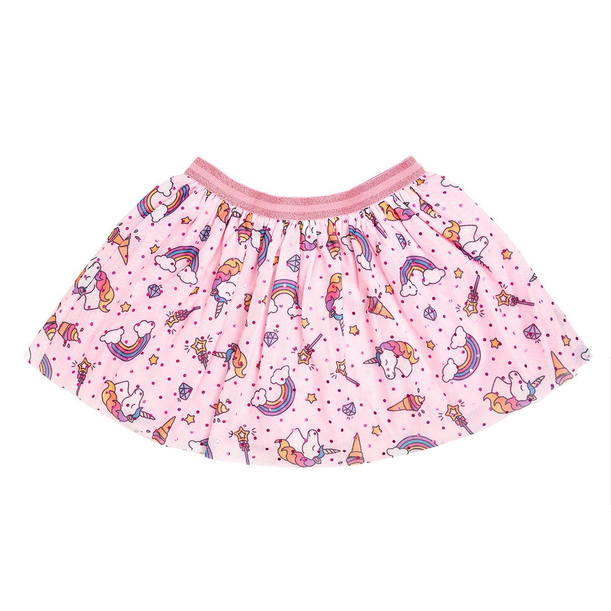 Sweet Wink Tutu Skirt for Girls - Fluffy Tulle Ballet Dance Skirt with Elastic Waist - Perfect for Ballet Recitals, Dance Performances, Birthday Parties & Photo Shoots
