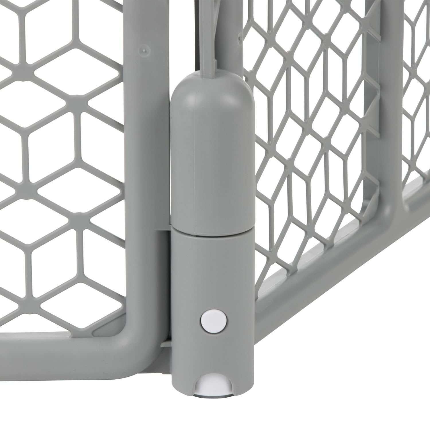Evenflo Versatile Play Space Adjustable Baby Playpen - 8 Panel Safety Gate for Toddlers & Infants (Cool Gray) | Indoor Play Area, Nursery Room, Living Room Childproofing