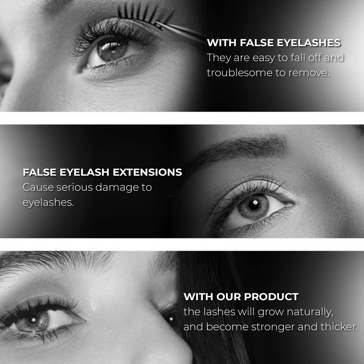 Natural Eyelash Growth Serum for Longer, Thicker Lashes & Eyebrows - Vegan, Hypoallergenic & Cruelty-Free Lash Enhancer (5mL) - Perfect for Daily Use & Special Occasions
