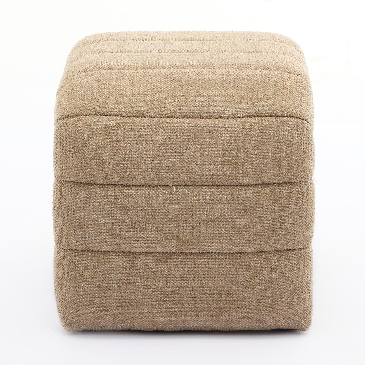 Blake Fabric Low Bench - Modern Upholstered Storage Ottoman for Living Room, Bedroom & Entryway - Soft Velvet Seat with Sturdy Wooden Legs - Perfect for Extra Seating & Stylish Home Decor