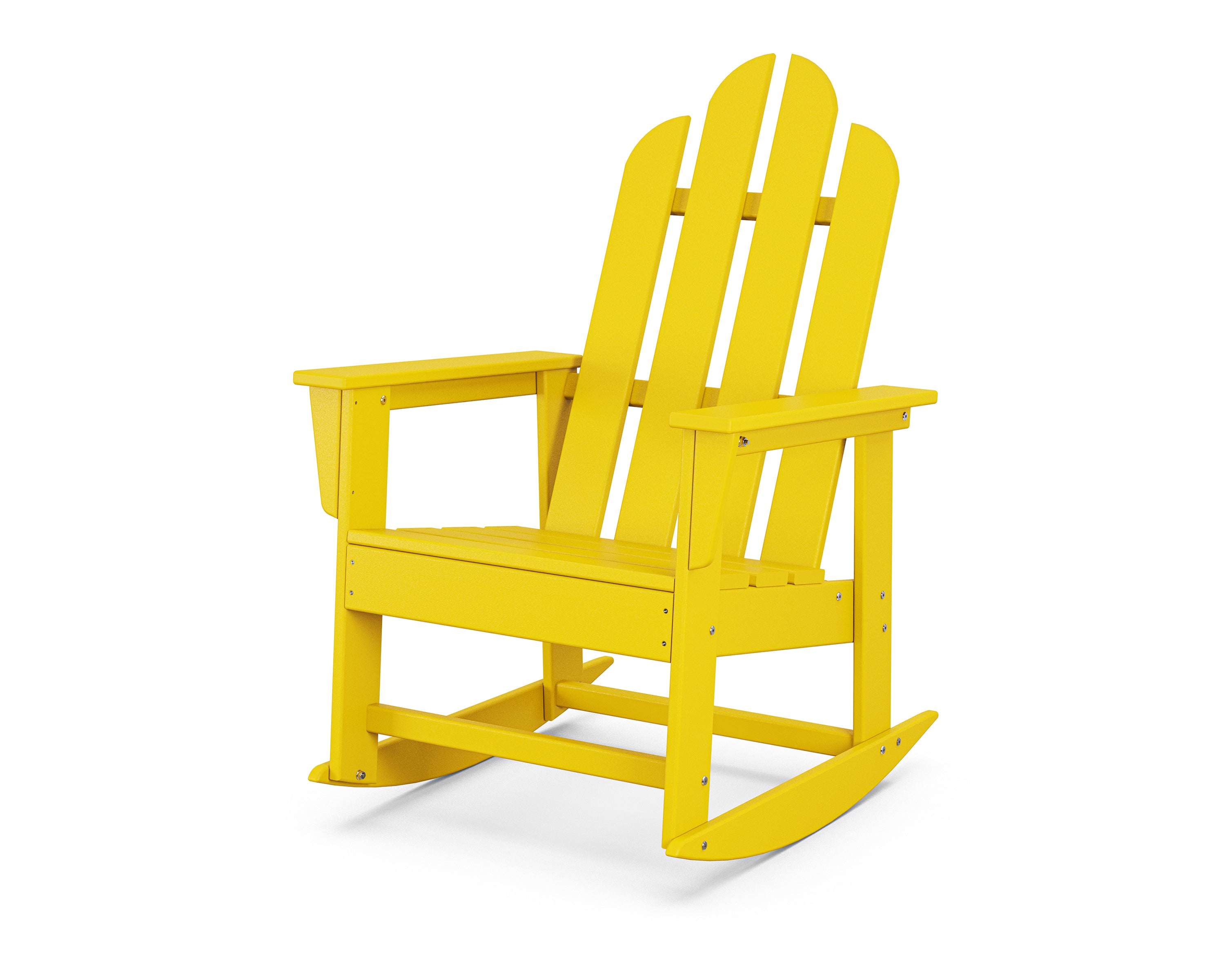 POLYWOOD Long Island Rocking Chair - All-Weather Outdoor Rocking Chair with UV Protection - Perfect for Patio, Garden, Porch & Backyard Relaxation