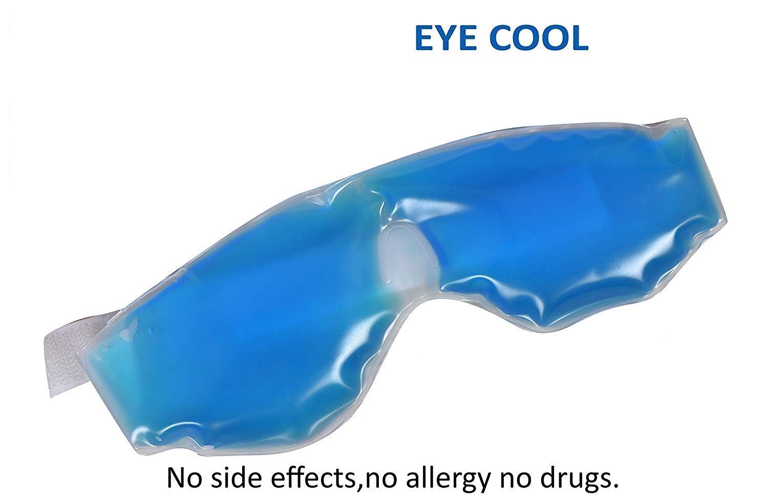 JK ENTERPRISE Cooling Gel Eye Mask (3-Pack) - Relieves Dark Circles, Dry Eyes & Redness | Soothing Pain Relief & Cooling Therapy | Sleep Aid & Relaxation | Blue Eye Patches for Men & Women - Perfect for Travel, Work & Home Use