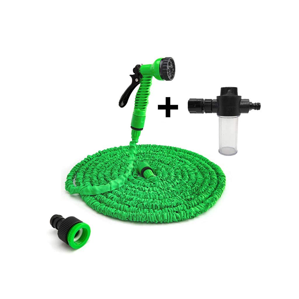 Expandable Garden Hose with Spray Gun - 75FT for Watering & Car Wash