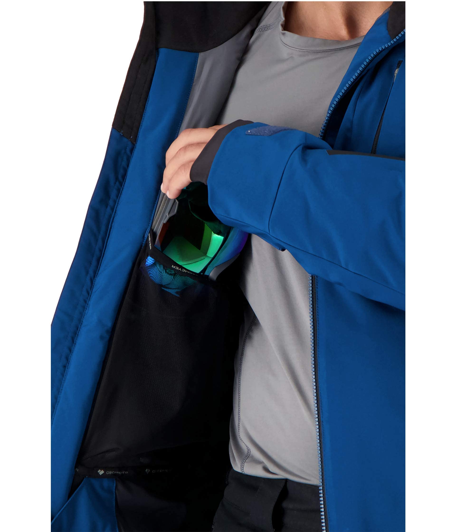 Obermeyer Men's Waterproof Insulated Foundation Jacket - Lightweight Winter Coat for Skiing, Hiking & Outdoor Activities