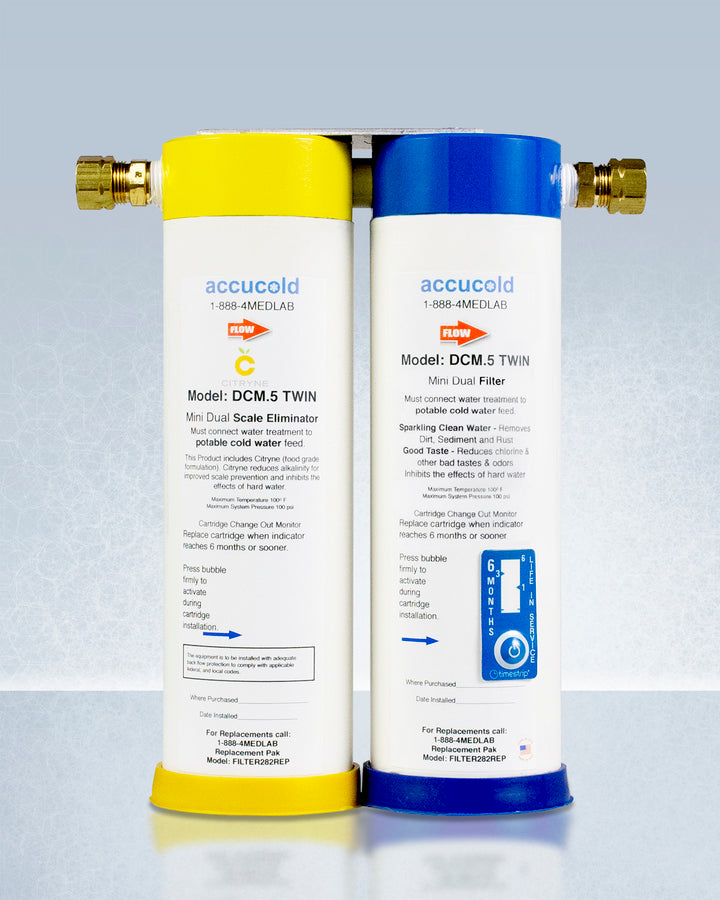 Accucold AIWD282 Water Filter Cartridge Replacement - Compatible with FILTER282REP | Refrigerator Water Filtration System | Clean & Safe Drinking Water for Home & Office Use