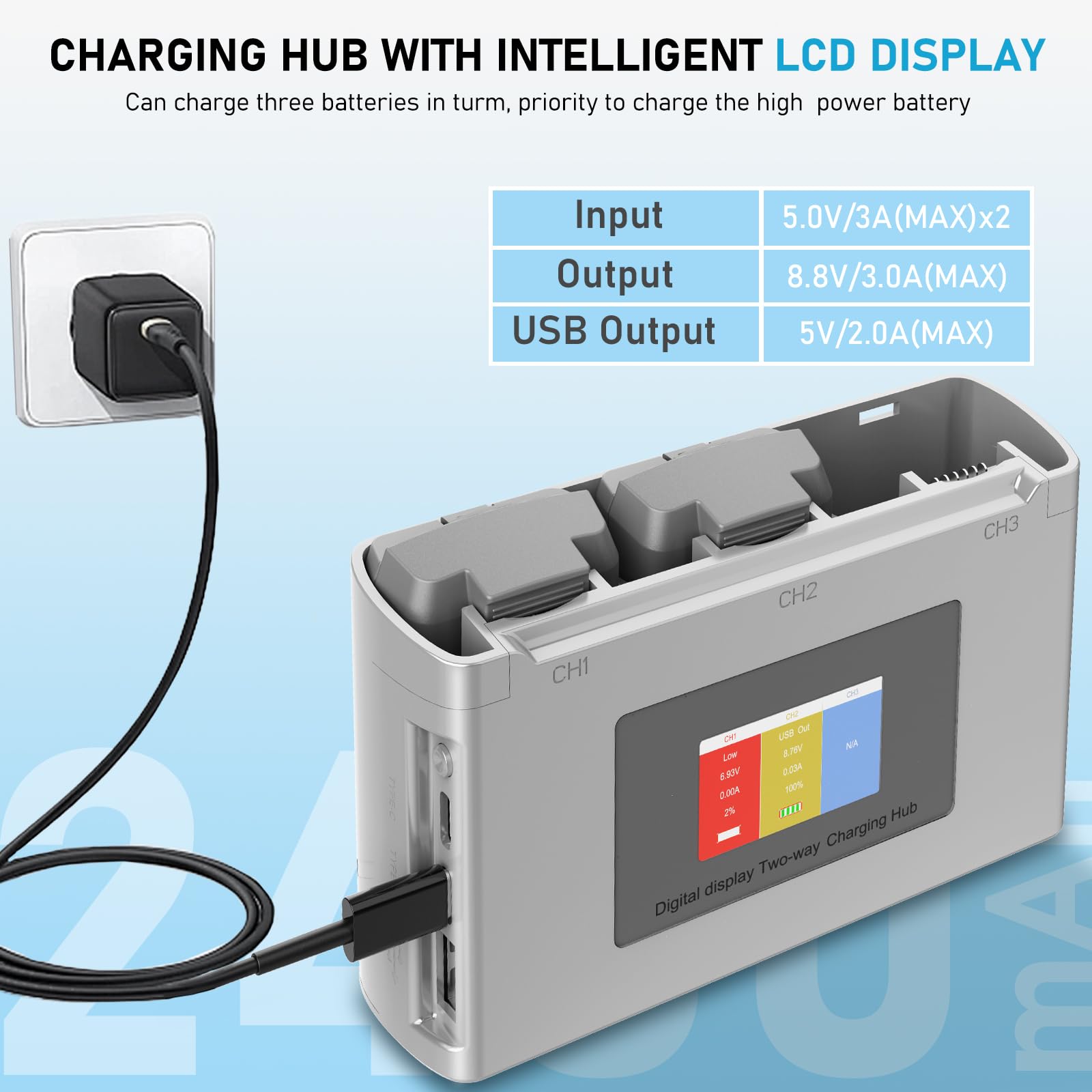 DJI Mini 2/2SE/SE/4K Drone Intelligent Flight Battery - 4K Mini Drone Battery with 2 Batteries & Two-Way Charging Hub, 31 Min Max Flight Time - Perfect for Aerial Photography, Travel Vlogging and Outdoor Adventures
