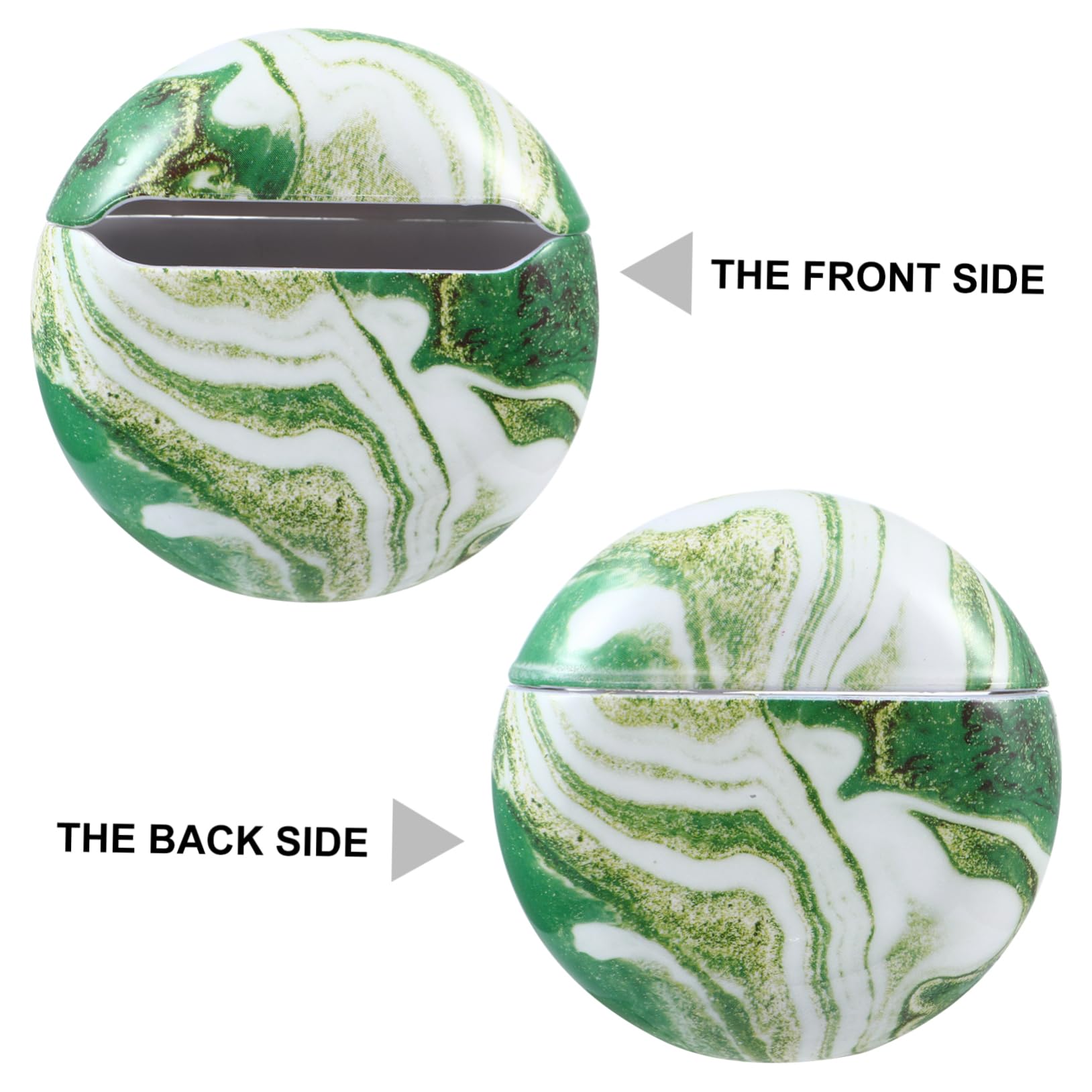 Homoyoyo Marble Earphone Cover Case (3-Pack) - Stylish Marbling Earbud Protector for AirPods & Wireless Headphones - Perfect for Travel, Workouts & Daily Use