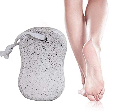 Premium Pumice Stone Foot Scrubber - Exfoliating Pedicure Tool for Cracked Heels & Dead Skin Removal - Men & Women - Pack of 1 - Perfect for At-Home Spa, Pedicures & Soft Feet Care