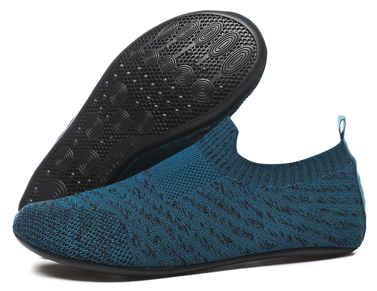 SLEVEL Lightweight Non-Slip House Slippers for Women & Men - Indoor Home Yoga Shoes for Comfort & Relaxation - Perfect for Lounging, Meditation, and Cozy Home Wear
