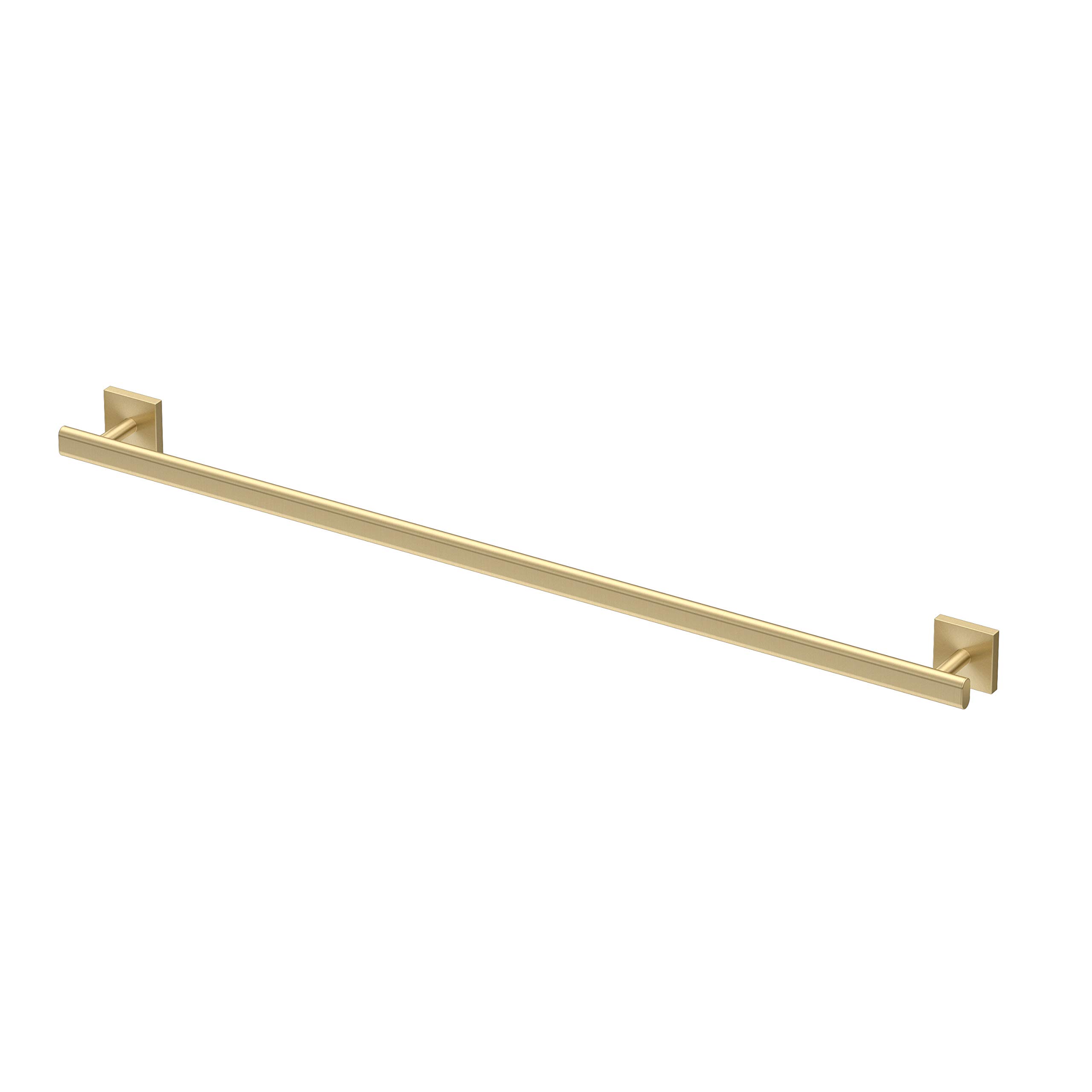 Gatco 4060A Elevate 30-Inch Brushed Brass Wall Mounted Towel Bar - Premium Bathroom Towel Holder for Modern Homes | Perfect for Bathrooms, Spas & Guest Rooms