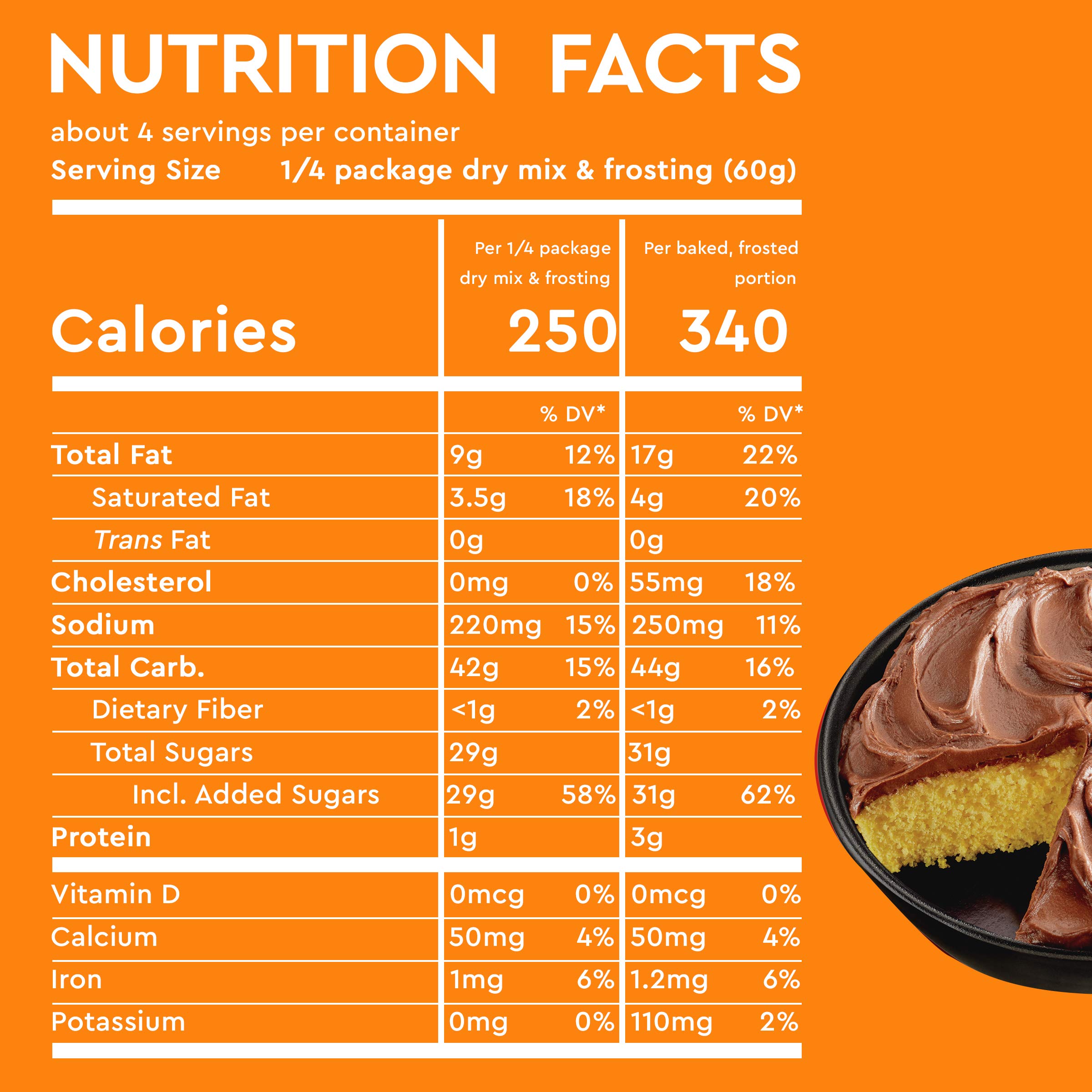 Duncan Hines Golden Fudge Cake Mix - Easy Baking Kit (8.4 oz) | Perfect for Birthday Parties, Family Gatherings & Holiday Desserts