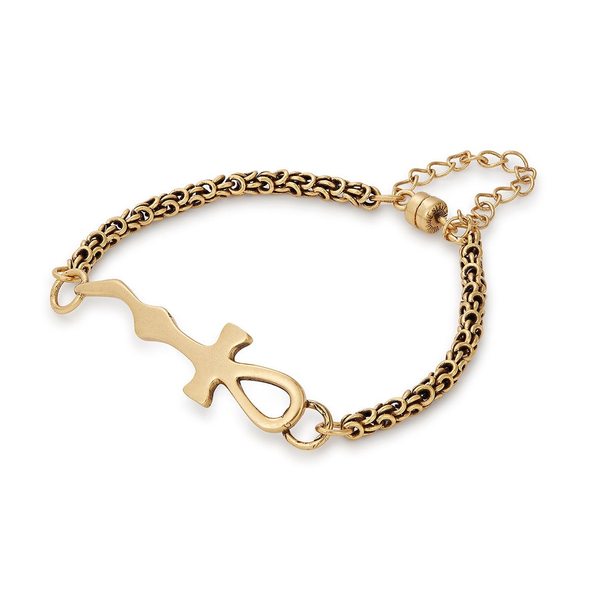 Ankh Magnetic Bracelet for Men & Women - Ancient Egyptian Symbol for Protection & Strength - Adjustable Healing Bracelet for Pain Relief & Energy Balance - Perfect for Meditation, Yoga & Daily Wear