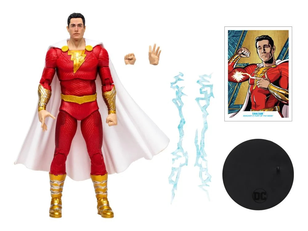 DC Multiverse Shazam! Fury of the Gods 7-Inch Action Figure - Collectible Movie Character Toy for Display & Play - Perfect for DC Fans, Collectors & Superhero Battles