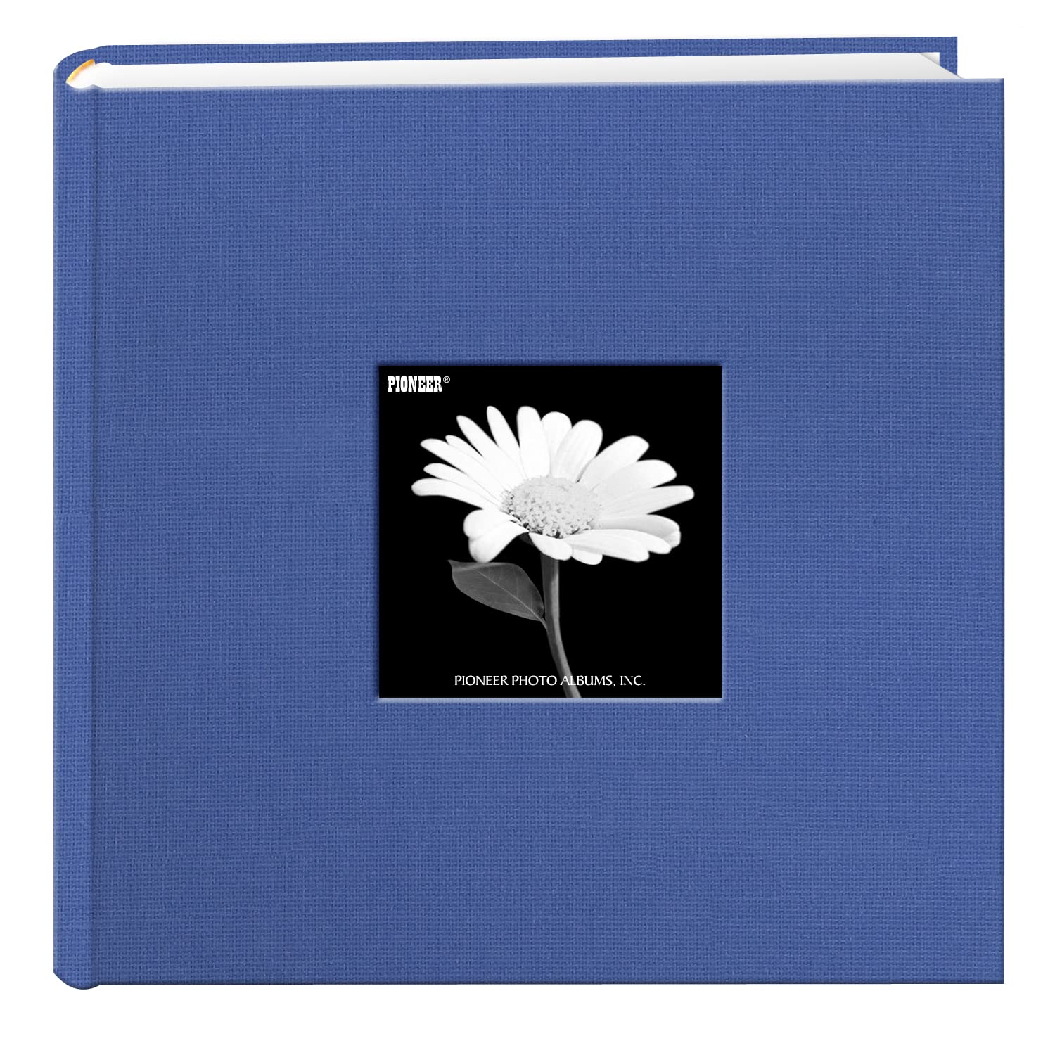 Premium Fabric Frame Cover Photo Album - 200 Pockets for 4x6 Photos (Sky Blue) | Perfect for Family Memories, Wedding Photos & Scrapbooking