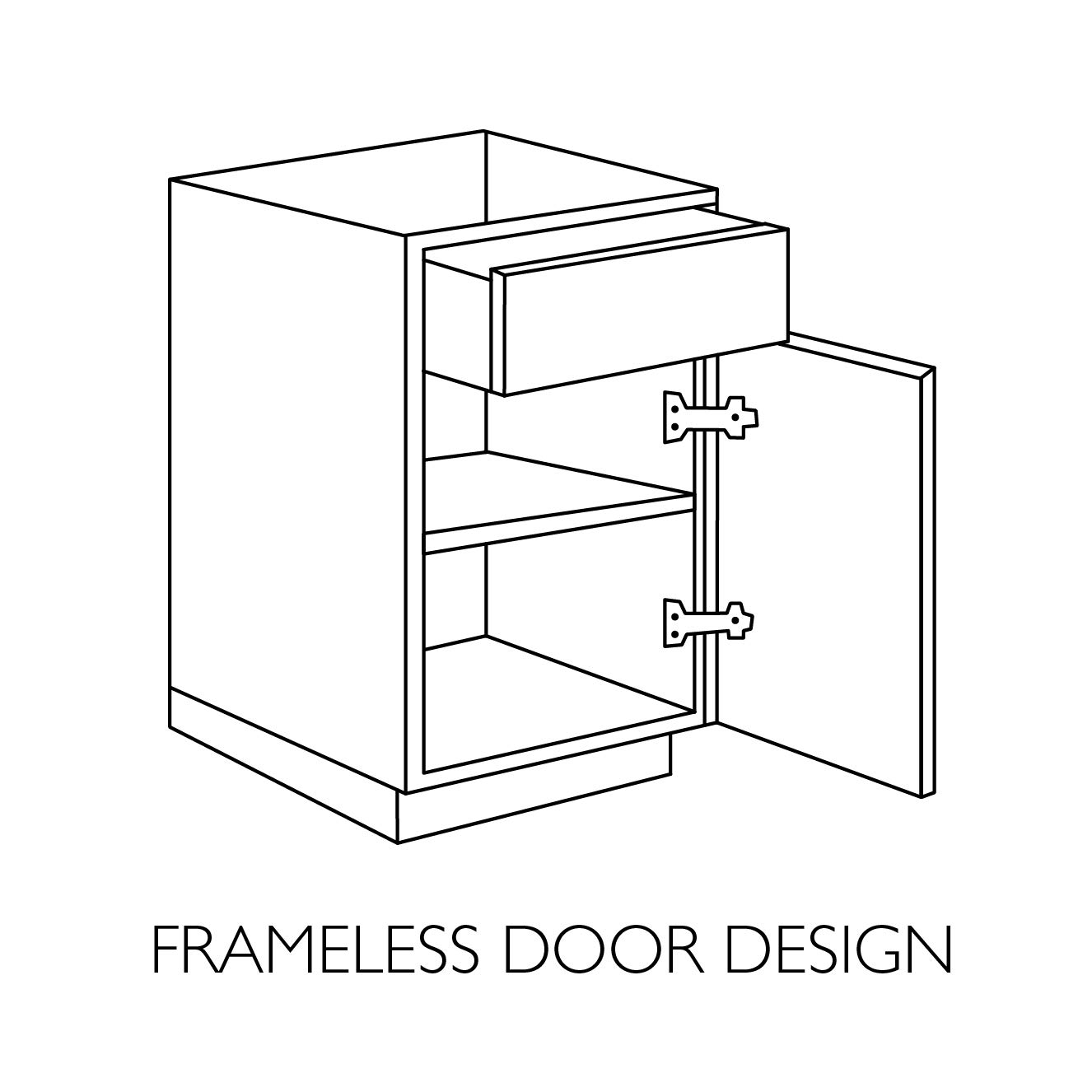 Wyndham 30-inch Unassembled Bathroom Vanity Cabinet Without Top - White Finish, 2 Door Design for Modern Bathroom Remodeling | Perfect for Small Bathrooms & Powder Rooms