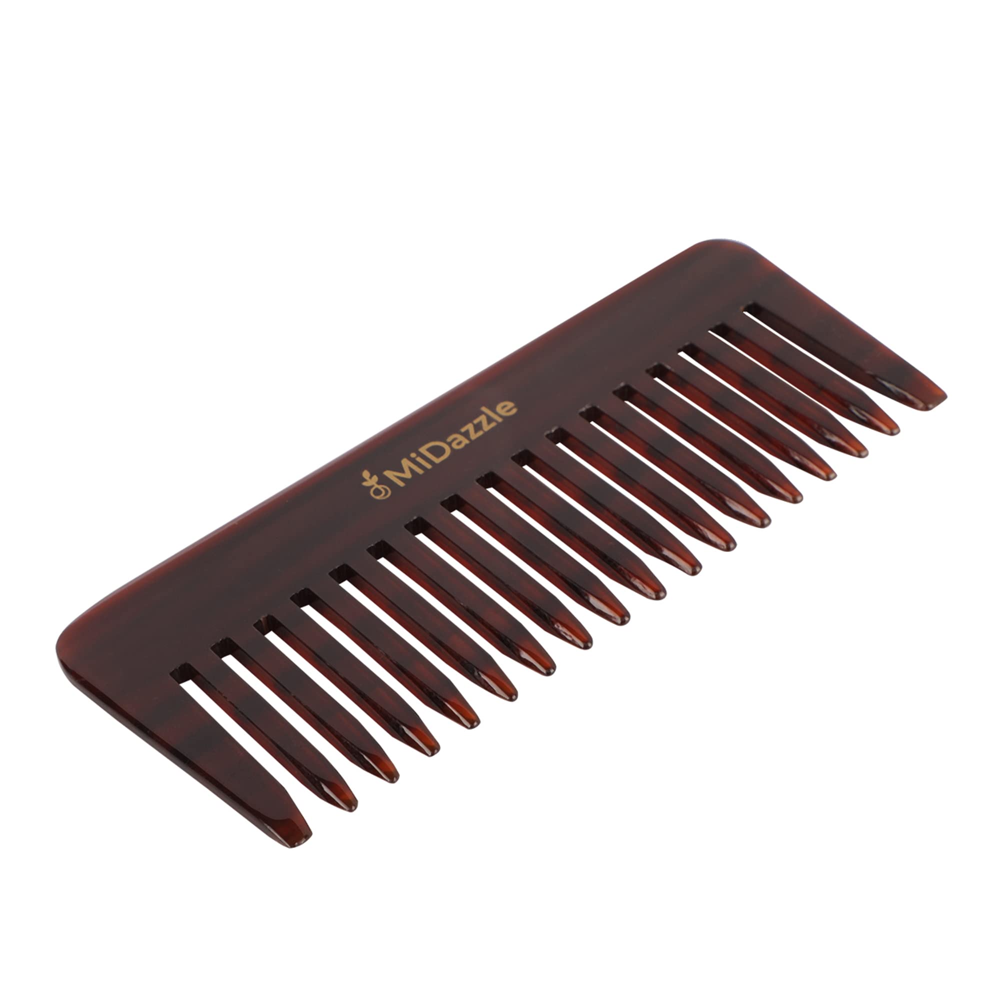Midazzle Handmade Wooden Shampoo Comb - Small Detangling Hair Brush for Wet & Dry Hair - Perfect for Scalp Massage, Styling & Travel