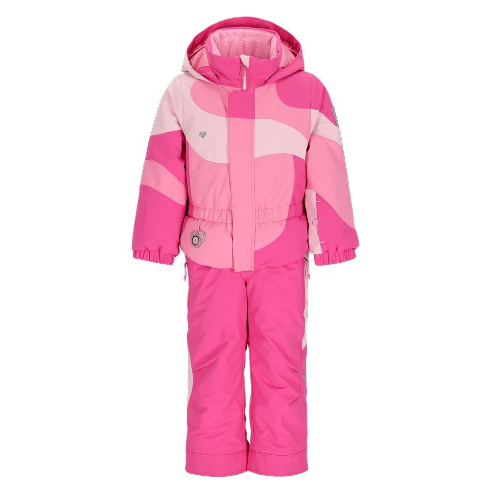 Obermeyer Girls' Swirliana Ski Suit - Waterproof Winter Jacket & Pants Set for Snowboarding & Cold Weather Activities