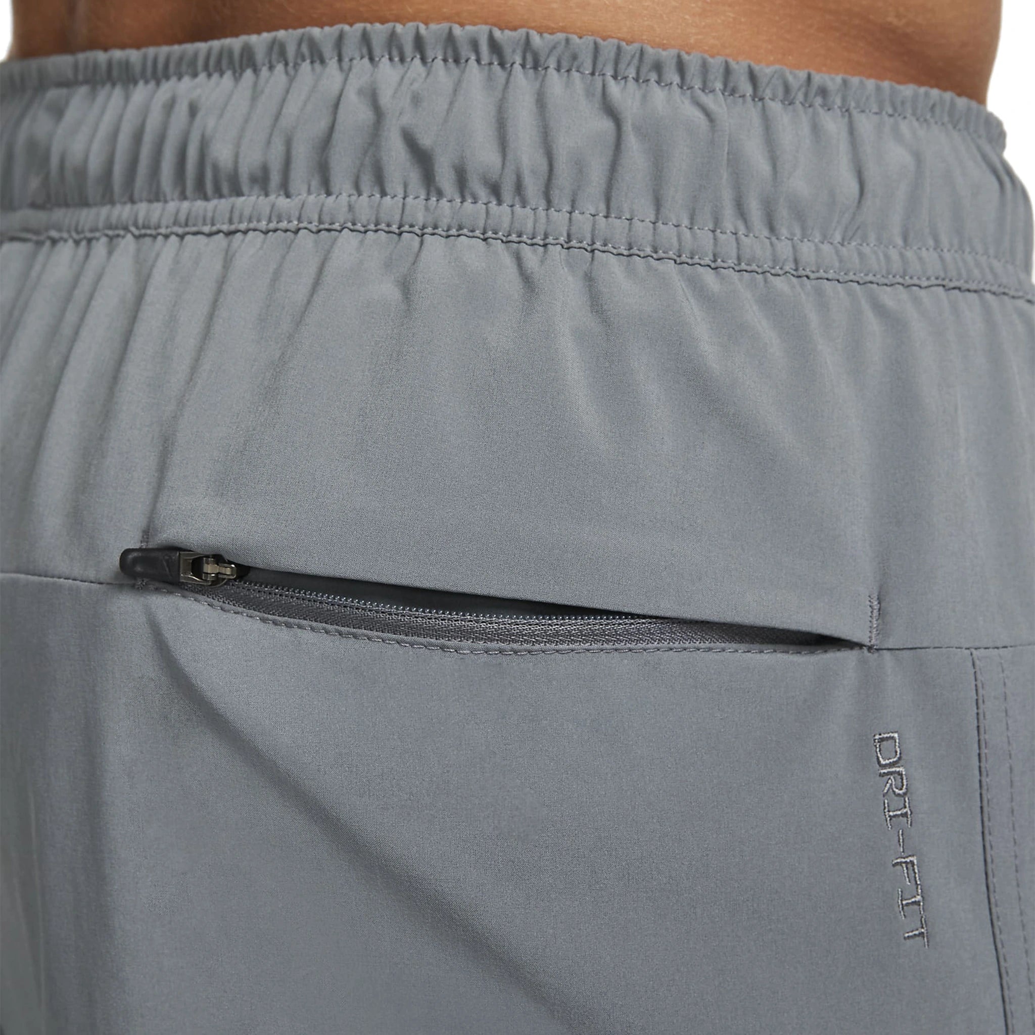 Nike Challenger 9 Inch Grey Running Shorts for Men - Lightweight Athletic Gym Workout Shorts with Pockets - Perfect for Jogging, Training & Casual Wear