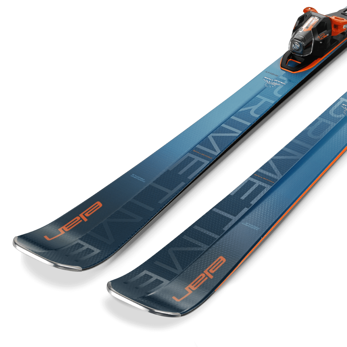 Elan PRIMETIME 44 FX Skis with EMX 12.0 DB192319 Bindings 2025 - Perfect for All-Mountain Skiing and Freeride Adventures