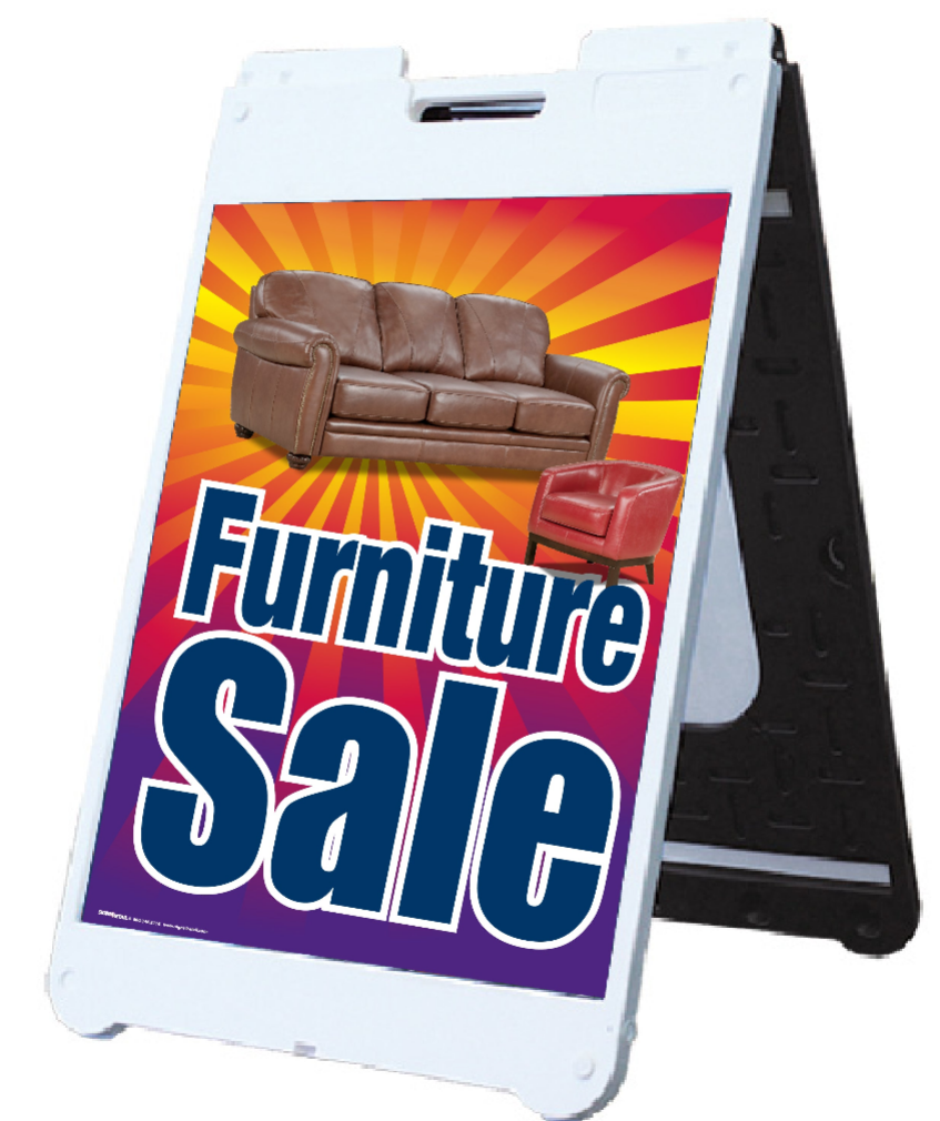 1-Pack A-Frame Display Stand for Posters, Signs & Artwork - Perfect for Retail Stores, Exhibitions & Home Decor